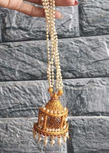 Fancy Temple Jewellery + Earring