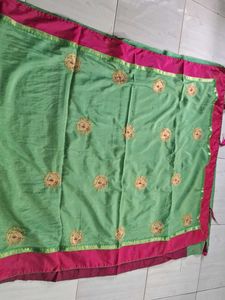 Used Soft Designed Saree