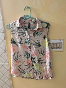 Floral Sleeveless Top