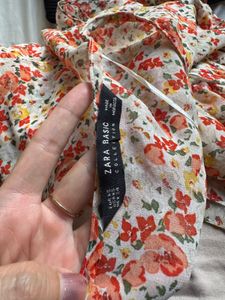 Floral Top &amp; Black Skirt Set