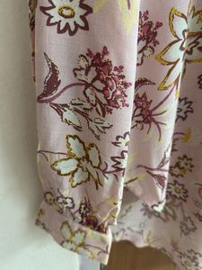 Marks &amp; Spencer Printed Pink Shirt