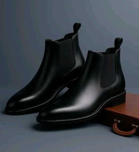 Stylish Black Chelsea Boots.  All size available