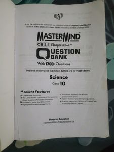 MASTERMIND SCIENCE QUESTION BANK
