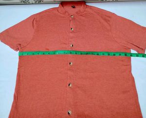 Campus Sutra Men Pink Cotton Shirt.