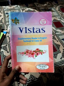 Vistas English Book 12th Class