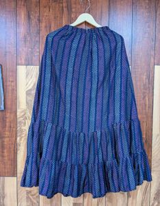 Pink Frock &amp; Blue Skirt (Jama) – Size 32 | Elegant