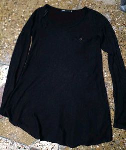 Elegant Leaf Print Abaya