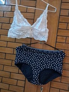 Padded  Bralet Top  N Hipster  In Imported Fabric