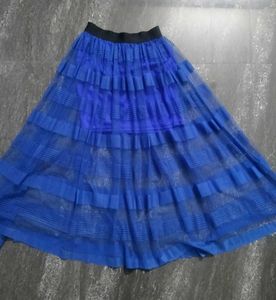 Blue Layered Skirt