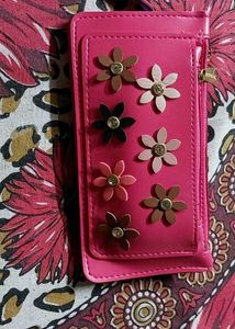 Pink Floral Wallet