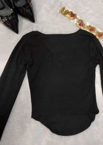 Long Sleeve Black Top