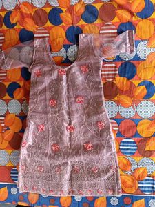 front and back thread work kurti