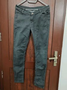 Gray Wash Skinny Jeans