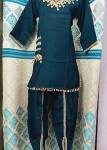 Wine Cord Set With Tulip Pant