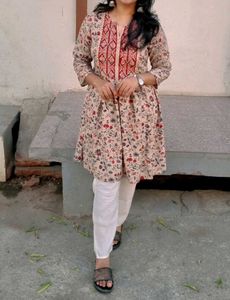 Floral Print tunic short kurti