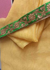 Elegant Yellow Saree