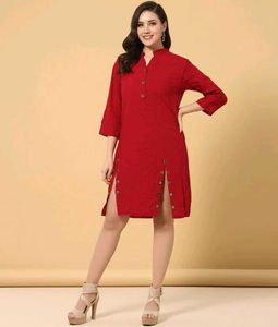 Burgundy Long Top/Kurti