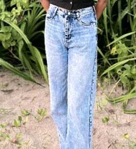 Acid Wash Denim Jeans