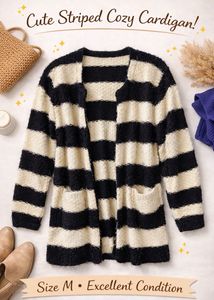 Striped Cozy Cardigan