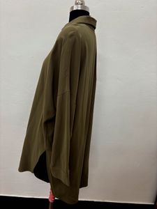 Olive Green Oversized Shirt