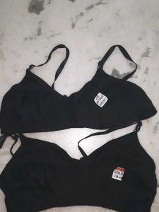 Black Bra Set
