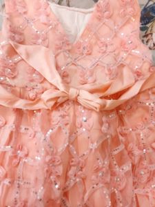 Peach Kids Girls Dress