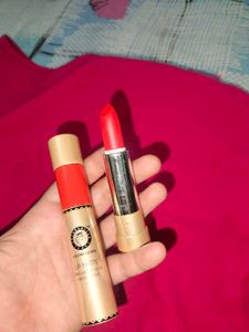 2 In 1 Orange Lipstick 💄 Liquid, Matte