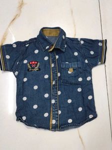 Cute Boys' Denim Shirt