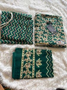 Radymade Patiyala Elegant Green Salwar Suit