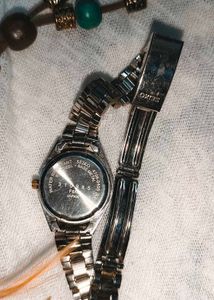 Elegant Seiko Watch 21 Jewels Water Resistant