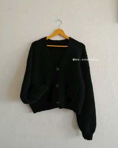 Crochet Cardigan Loose Fit L/XL