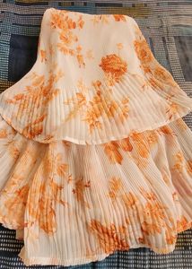 Flared Dress With Belt