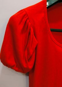 Puffed Sleeve Tshirt