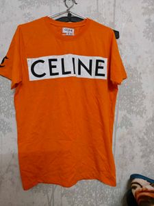 Price Drop Orange Print Tshirt