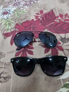 2 Pcs RayBan Sunglasses