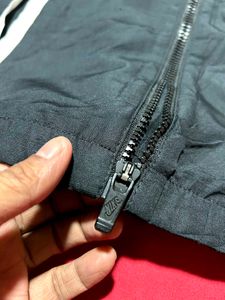 Nike Black Hooded Windbreaker Jacket – Size 8/10