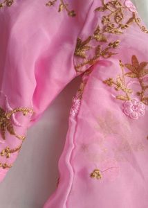 Elegant Pink Kurta with Embroidery