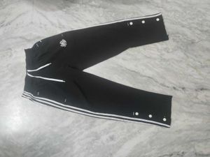 Striped Black Track Pants