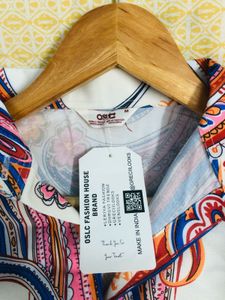 Paisley Print Top