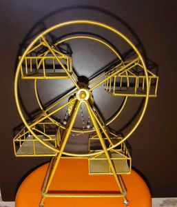 Golden Metal Giant Wheel