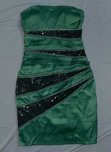 Bottle Green Designer Bodycon