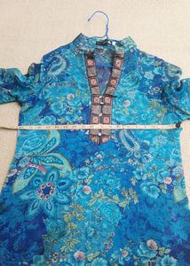 Gorgeous Georgette-Chiffon Printed Party Top