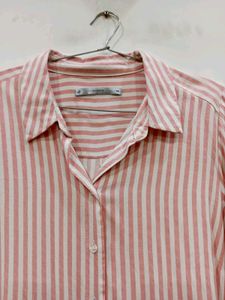 Striped Pink Imported Shirt