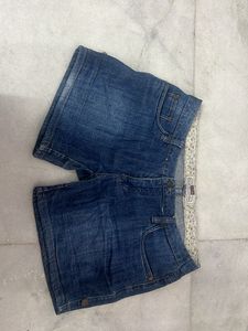 Blue Denim Shorts