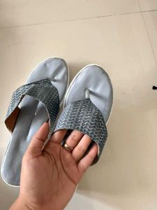 Gray Thong Sandals - Size 7