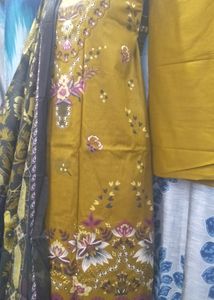 Price Drop..Karachi Cotton Printed Suit Unstitched