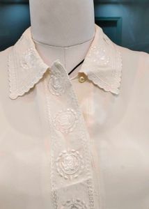 💥PRICE DROP💥 Pinteresty White Embroidered Shirt