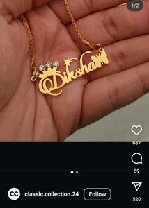 Customize Name Pendant