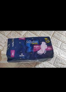 Combo Of  Stayfree Xxl.pads Nd Nail Remover Wipes