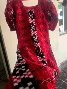 Red Ethnic Kurta